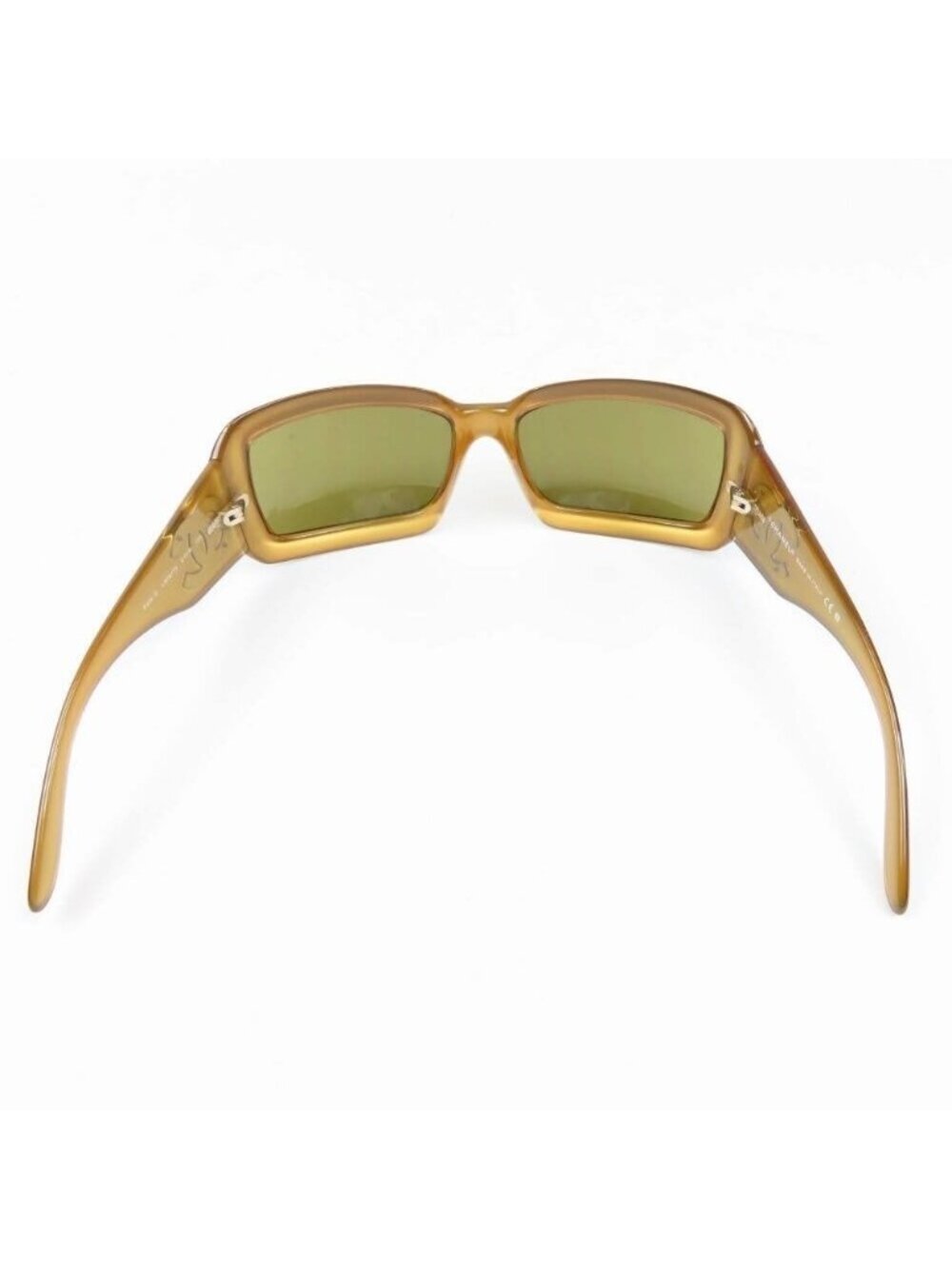 Chanel CC Vintage Logo Mother of Pearl Sunglasses 6022-Q Brown Amber - Picture 3 of 11